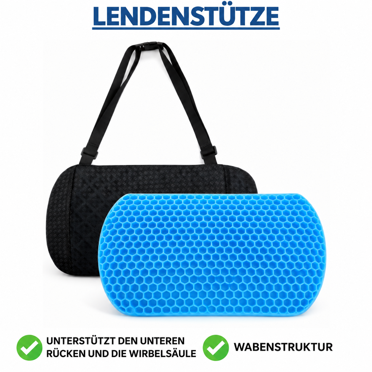 Gel-Lendenkissen